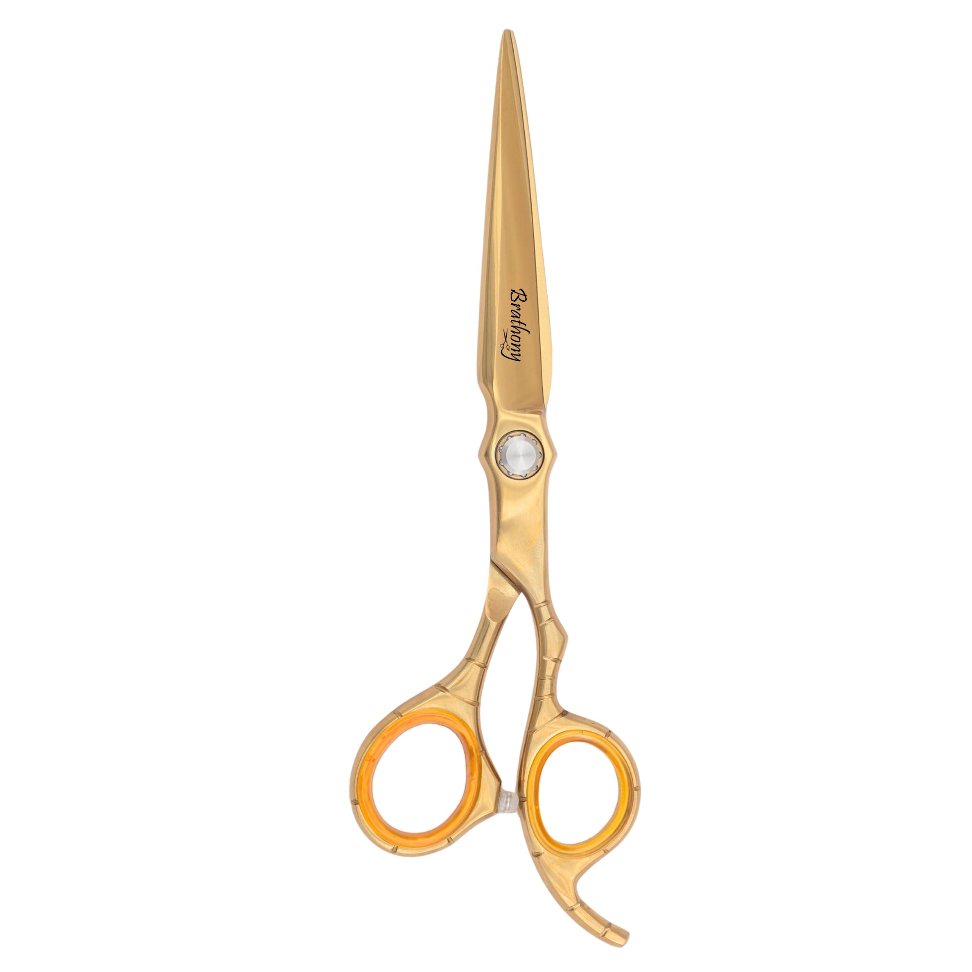 Professional Barber Scissors Set 7.5” Japanese Steel Hair Cutting Thinning Gold