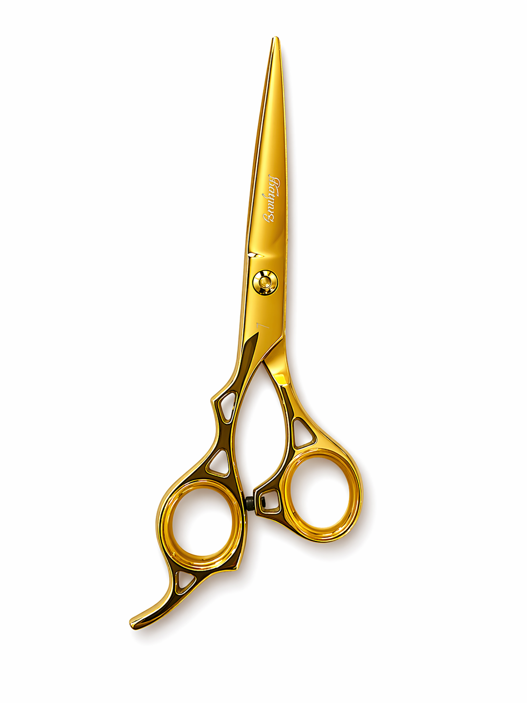 7” Left Handed Barber Scissors Japanese Steel Hair Cutting Shears Pro