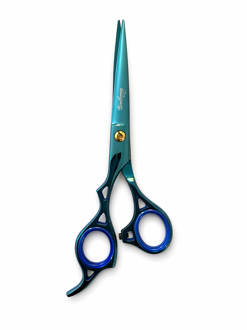 7” Left Handed Barber Scissors Japanese Steel Hair Cutting Shears Pro