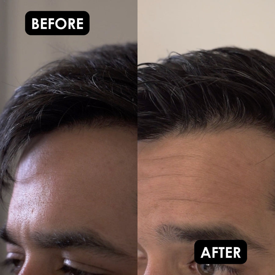Rolda Black Styling Gel | Gray Coverage, Medium-Strong Hold, Medium Shine, Wet Look, Alcohol-Free, No Flaking
