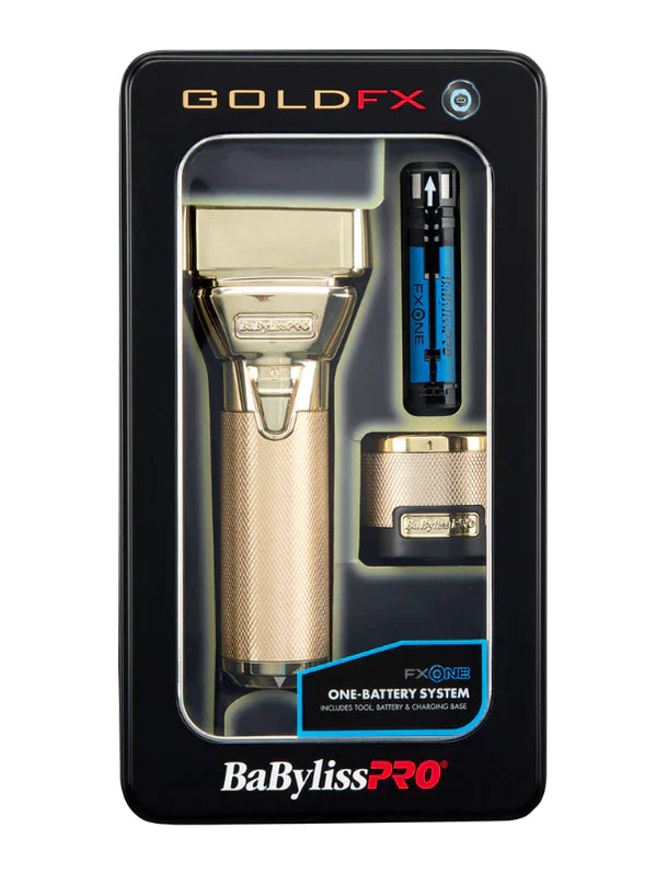 BaBylissPRO FXONE GoldFX Double Foil Shaver | FX79FSG