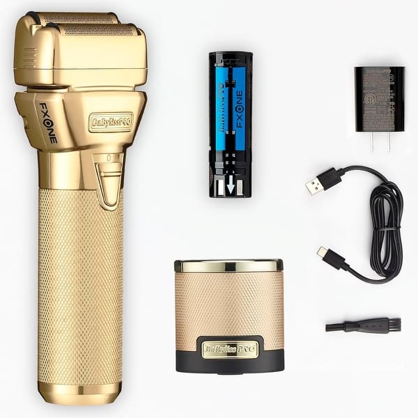 BaBylissPRO FXONE GoldFX Double Foil Shaver | FX79FSG
